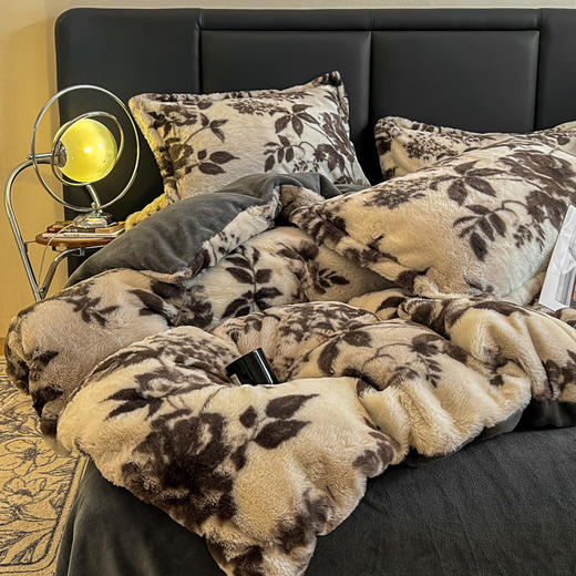 轻奢系睡眠仪式云端般柔软的兔绒四件套 商品图10