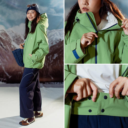 【品牌特惠】ACMEITEM爱棵米连帽羽绒服GAG3110537G 商品图1