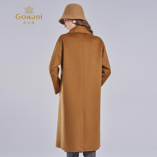 【100%羊绒】乔万尼新款100%山羊绒大衣高级感毛呢外套ET4A926 商品图4