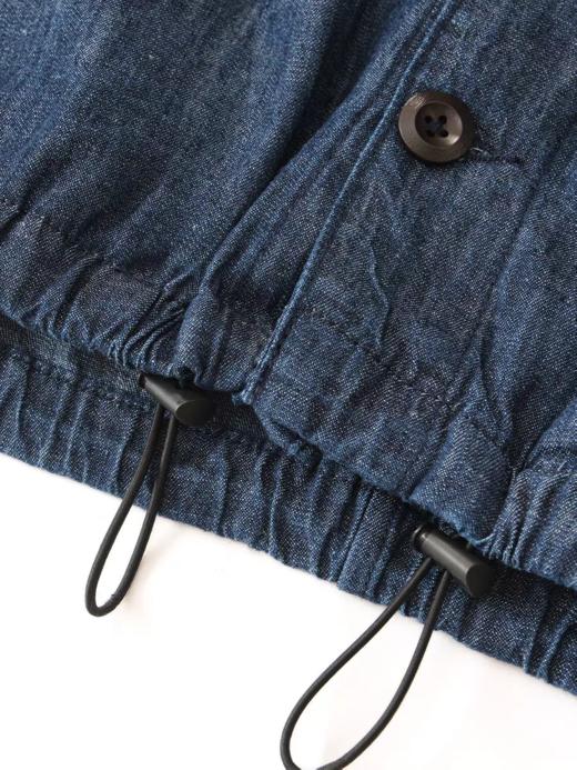 LIVINGTOWN/LT天丝棉麻牛仔衬衫外套 商品图4