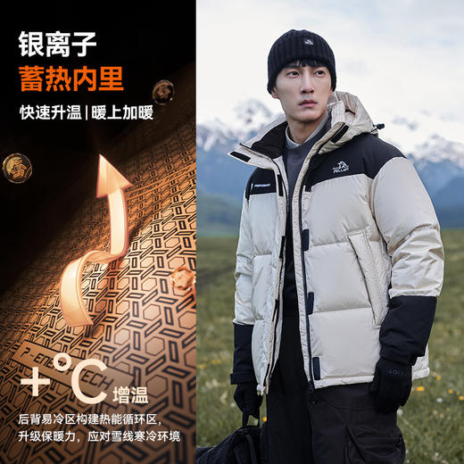 【冰河】伯希和1000蓬羽绒服女新款男户外加厚鹅绒服保暖登山服 商品图2
