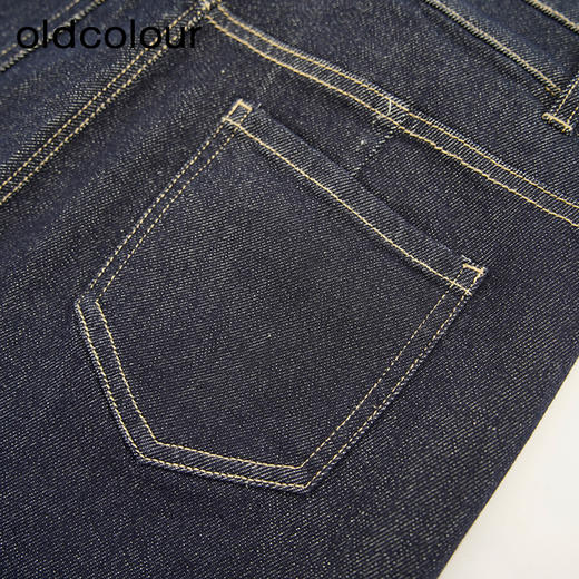 oldcolour欧珂春季商场同款休闲直筒水洗牛仔长裤女Q181104A1 商品图3