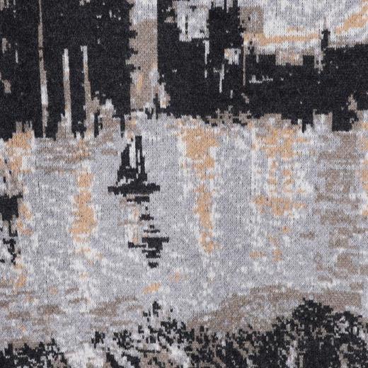 88113SDSA男士秋冬新款痞帅男装潮牌国风撞色圆领毛衣慵懒风百搭针织衫 商品图3