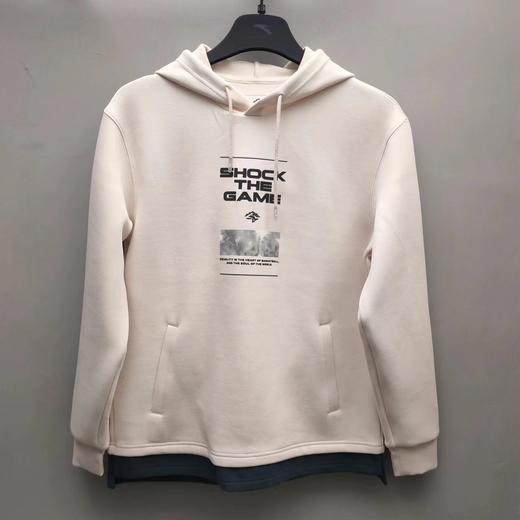 【M/XL断码】安踏连帽卫衣男2024春季新款针织连帽圆领套头运动上衣152411761【库存有限，如无货将做退款，介意慎拍!】 商品图1