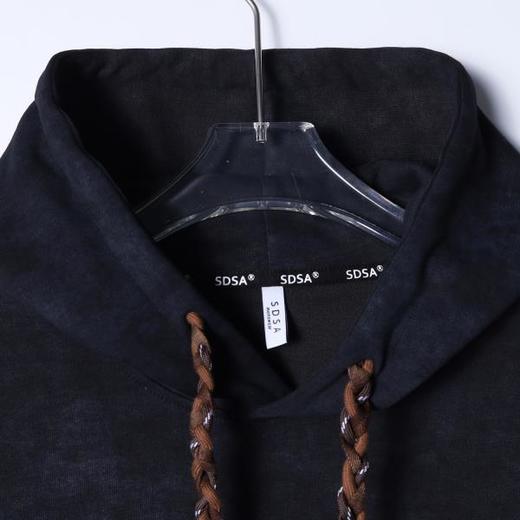 WY1290SDSA男士秋冬新款痞帅男装韩版扎染抽绳连帽卫衣复古百搭套头上衣 商品图2