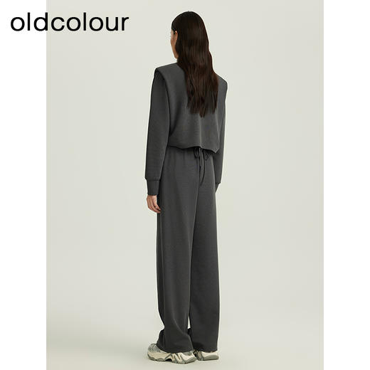oldcolour秋季新品纯色韩版时尚简约气质百搭宽松女套装Q321403A1 商品图4