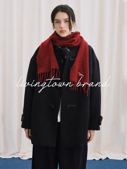 LIVINGTOWN/LT羊毛牛角扣短外套 商品图0