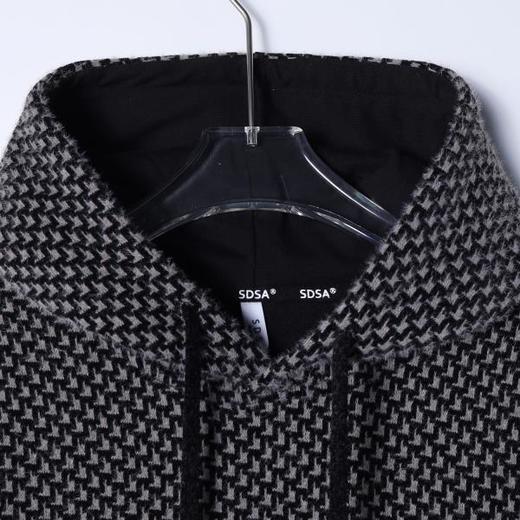 WY1303SDSA男士秋冬新款痞帅男装潮流情侣宽松连帽卫衣撞色绒毛设计百搭 商品图2