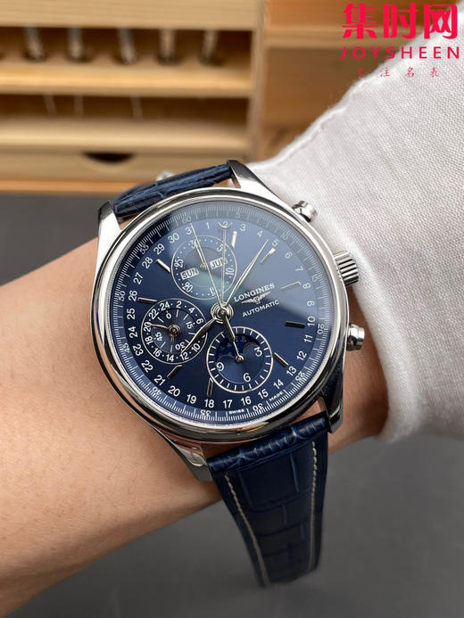 GS浪琴名匠月相系列 名匠八针月相42mm 男士腕表——万千精妙，汇于一盘 商品图8