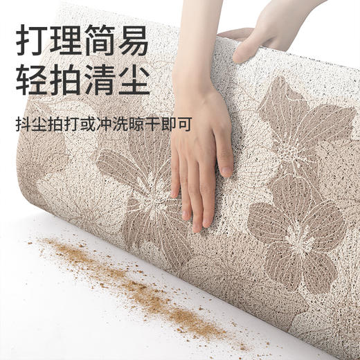 地垫行业TOP1【大江】入户地垫 高弹丝圈 刮泥除尘耐刮蹭  有效除尘+防滑护地  家居必备超省心 商品图7