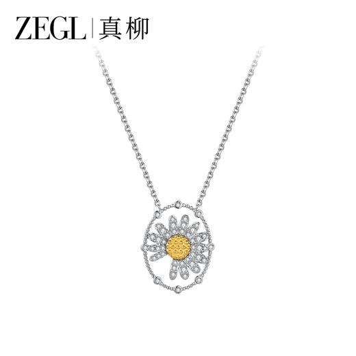ZEGL雏菊系列花朵项链女款小众独特设计感锁骨链秋冬饰品精致颈链 商品图6