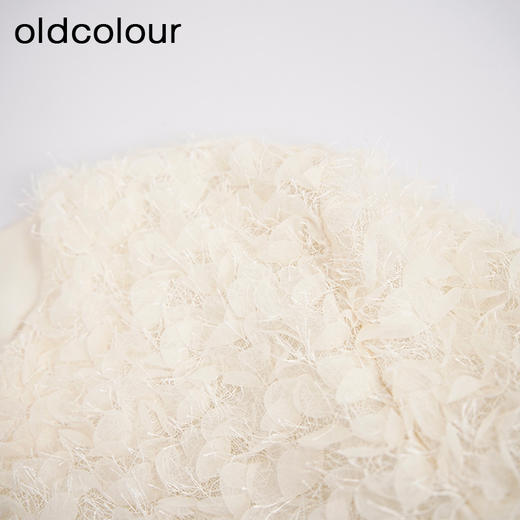 oldcolour欧珂商场同款时尚纯色圆领长袖短款外套女Q130402A1 商品图2