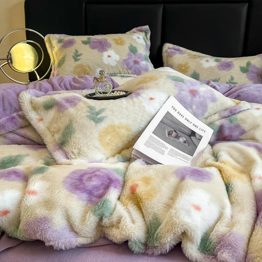 轻奢系睡眠仪式云端般柔软的兔绒四件套 商品图14