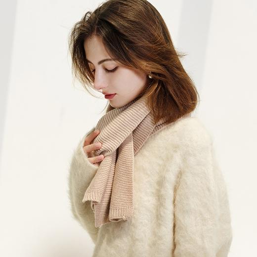 帽仕汇 羊绒针织围巾 商品图0