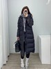 轻奢泡芙！2025年新款90白鹅绒蓬松保暖厚实连帽中长款面包女羽绒服冬！ 商品缩略图3