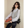 鹿向南「芋泥薯薯」灰色马甲背心女秋季新款叠穿修身短款外搭上衣 商品缩略图4