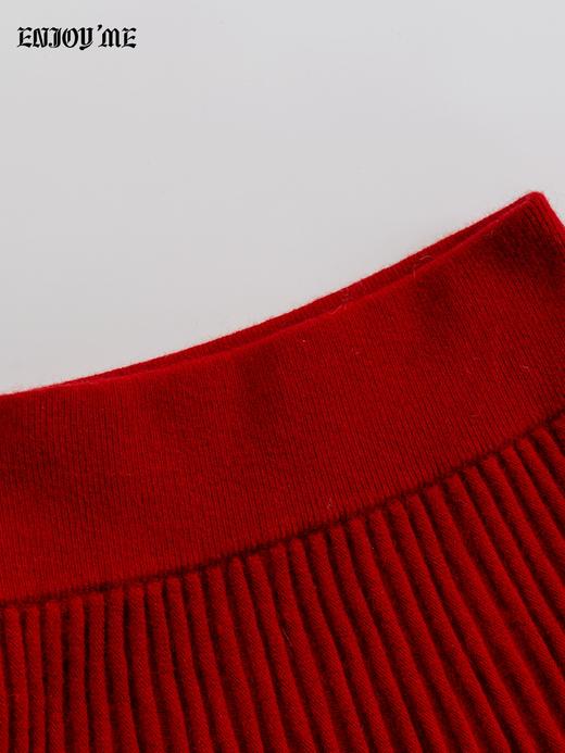 【门店同款】ENJOY冬季“暖冬软糖”针织百褶长裙 166746460 商品图2