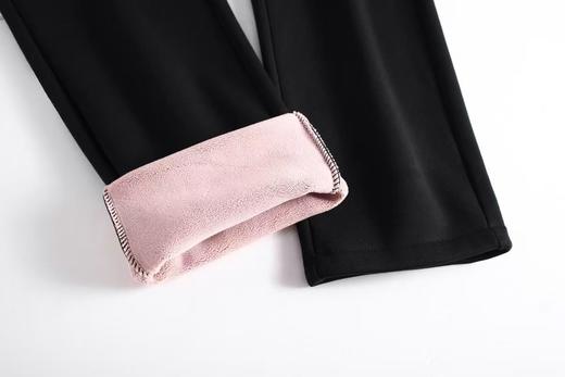 LS竹纤维女士时尚加绒直筒裤8313 商品图4