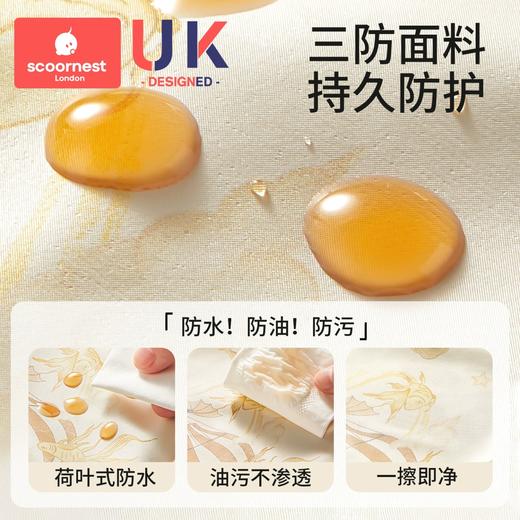 科巢宝宝吃饭围兜婴幼儿辅食无袖罩衣围嘴防水防脏儿童饭兜反穿衣 商品图1