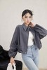 LNNNS 灰色率性立领短款夹克外套 20797 商品缩略图3