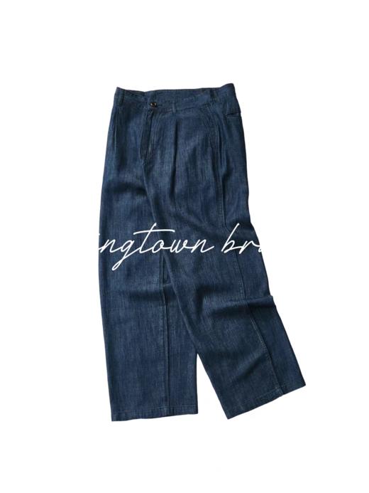 LIVINGTOWN/LT天丝棉麻牛仔裤 商品图0