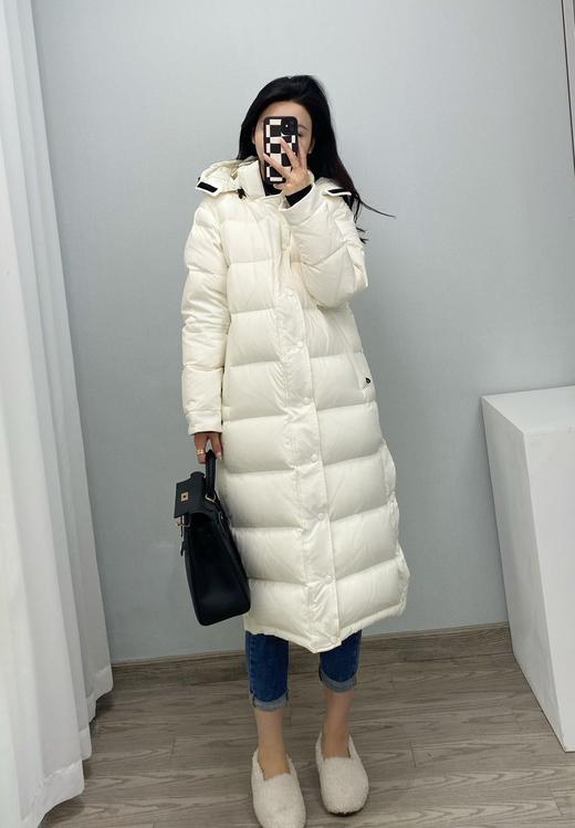 轻奢泡芙！2025年新款90白鹅绒蓬松保暖厚实连帽中长款面包女羽绒服冬！ 商品图2