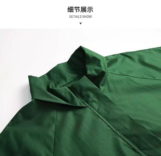 「断码清仓」春秋季宽松大摆型中长款风衣L码ZFYY007 商品图4