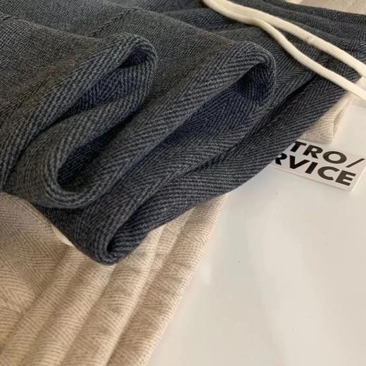 伊泺杉人字纹羊毛阔腿裤 ，人字纹、中线设计，更显瘦、更时髦【3-5天发货】 商品图7