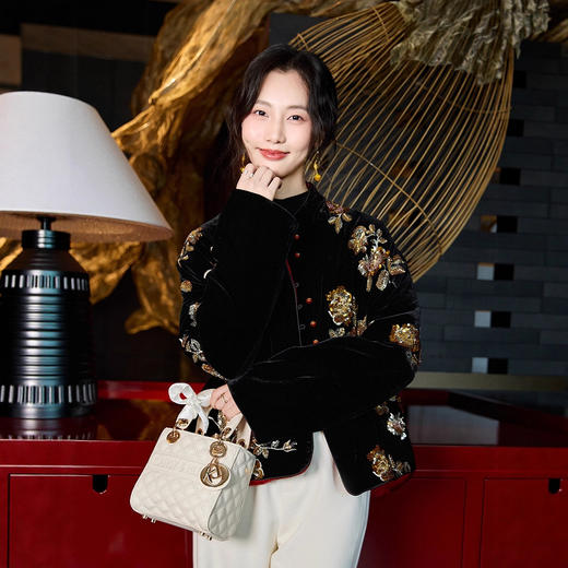 丁摩 双面可穿的外套棉衣秋冬真丝丝绒上衣5ZF-76060 商品图2