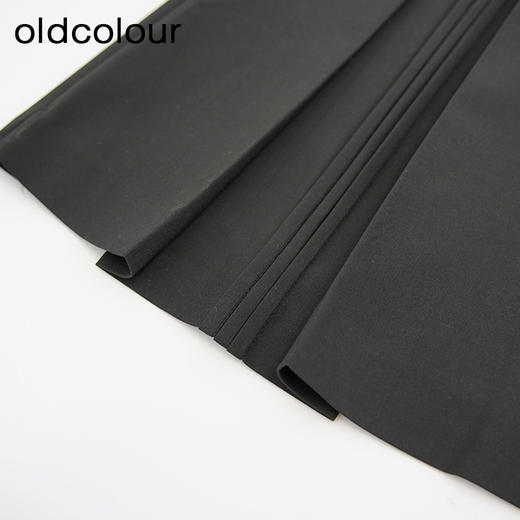 oldcolour欧珂商场同款纯色休闲A字高腰宽松半身裙女Q130613A1 商品图3