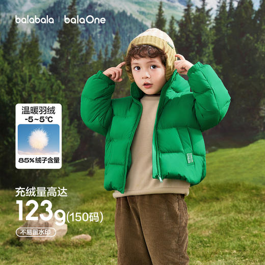 巴拉巴拉儿童羽绒服男童宝宝童装女童冬装亲子装洋气外套立领时尚 商品图3