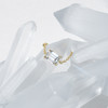 北京仓｜Crystal haze-Eterna-方形 金色 锆石 戒指［挪威设计师］ 商品缩略图2