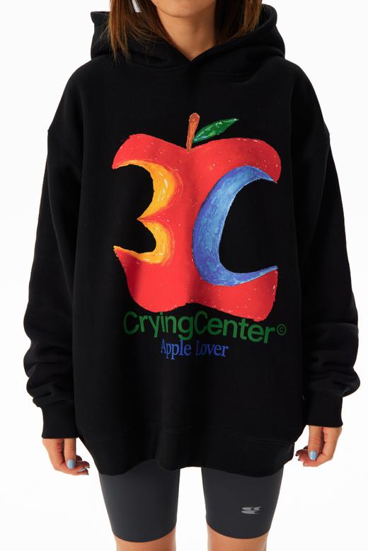 CryingCenter 3c苹果基础连帽加绒卫衣 男女同款 哭喊中心 商品图1
