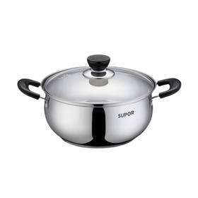苏泊尔20cm好帮手不锈钢复底汤锅/ST20H3