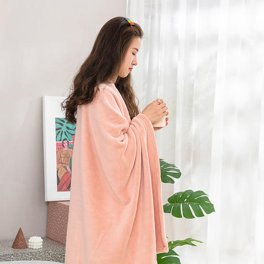 罗莱 TG 超柔A类牛奶绒盖毯 商品图6