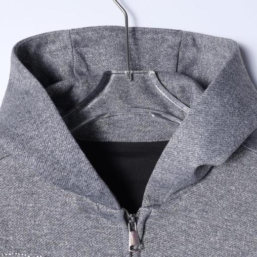 25184SDSA男士秋冬新款痞帅男装美式简约烫钻字母拉链连帽卫衣百搭宽松 商品图2