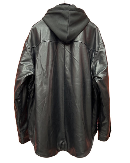 男款连帽加棉皮外套he004 商品图1