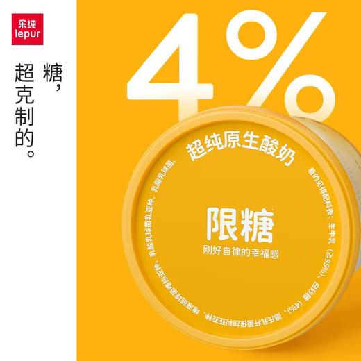 乐纯超纯原生酸奶零蔗糖400g 商品图4