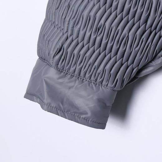 23886SDSA秋冬新款痞帅男装潮牌纯色肌理感设计拉链棒球领鹅绒服百搭 商品图4