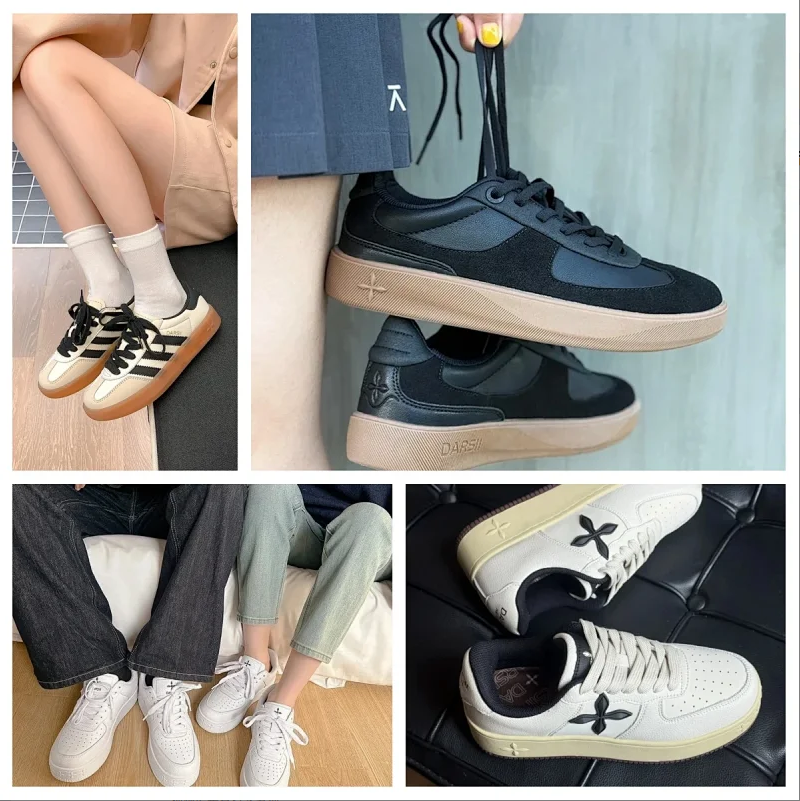 【空军粉的梦中“情鞋”】香港神鞋DS联名款空军系列~黑科技乳胶内胆空军板鞋新色上市！太适🈴秋天了🍂直接成为我鞋柜里的秘密武器！隐形增高+暴走不累👉作为街头ootd的扛把子！！