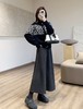 极简平腰羊毛混纺狂遮肉优雅长裙伞裙冬季保暖半身裙 商品缩略图11
