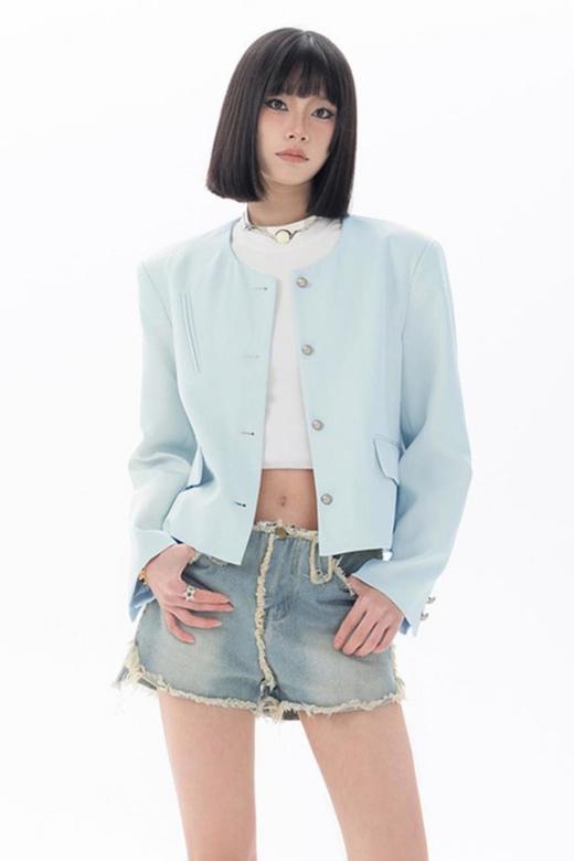 NOW 法式高级感通勤短款西装外套 21159 商品图0