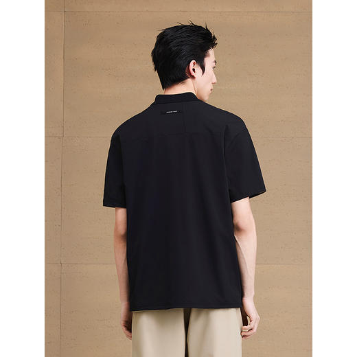 GXG男装 马球衫透气弹力polo衫男士上衣翻领短袖T恤 25夏新品 商品图3