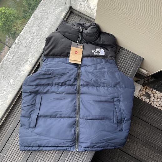 北家纯色拉链字母Logo图案印花宽松无袖马甲 商品图12