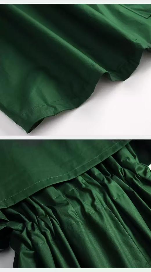 「断码清仓」春秋季宽松大摆型中长款风衣L码ZFYY007 商品图5