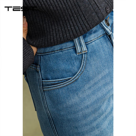 冬上新宽松显瘦显高阔腿直筒裤3254051 商品图5