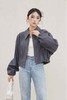 LNNNS 灰色率性立领短款夹克外套 20797 商品缩略图4