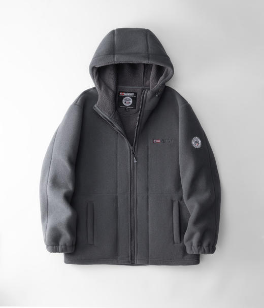 挪威北极科考队户外专用【出口挪威情侣款双面摇粒绒外套】抗寒零下15°C 超厚款 行走的小暖炉！ 商品图9