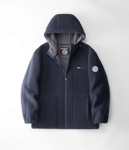 挪威北极科考队户外专用【出口挪威情侣款双面摇粒绒外套】抗寒零下15°C 超厚款 行走的小暖炉！ 商品图10