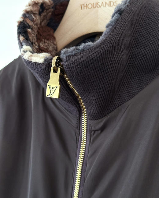 现货 THS-限时 驴家 情侣款 秋冬氛围感彩色3D抓绒花卉图案双面保暖夹克 QF089 商品图11